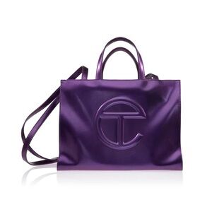 NWT Telfar Shopping Bag in Açaí